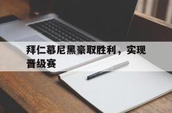在线体育-拜仁慕尼黑豪取胜利，实现晋级赛
