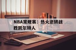 体育资讯-NBA常规赛：热火逆转战胜凯尔特人