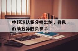半岛体育官方网站,-中超球队积分榜出炉，各队战绩迥异胜负参半